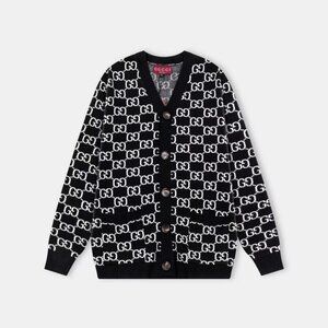 Gucci Monogram Black and White Sweater